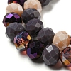 Glass Beads Strands EGLA-A034-M8mm-13-4