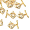 SHEGRACE Bras Micro Pave Clear Cubic Zirconia Toggle Clasps XGRQ5F234-817G-1