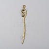 Alloy Hair Sticks MRMJ-WH0077-100M-AB-1
