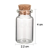 Glass Jar Glass Bottles X5-AJEW-H004-7-1-3