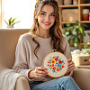 Plastic Imitation Bamboo Cross Stitch Embroidery Hoops TOOL-TADJ0001-03C-8