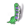 Dinosour with Book Enamel Pin JEWB-H006-15EB-1