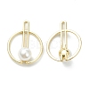 Alloy Pendants with Acrylic Pearl Beads PALLOY-E580-15LG-1