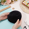 Velet Pillbox Stewardess Fascinator Hat Base for Millinery AJEW-WH0248-757B-3