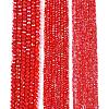 Electroplate Glass Beads Strands EGLA-A044-P1mm-B22-2