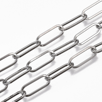 Unwelded Iron Paperclip Chains CH-S125-02A-B-1