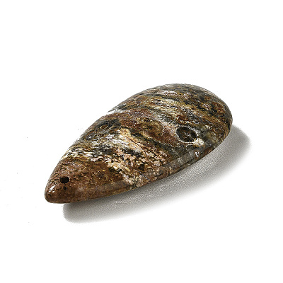 Natural Leopard Skin Jasper Pendants X-G-F731-04G-1