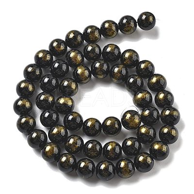 Natural Mashan Jade Beads Strands G-A255-A01-01E-1