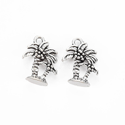 Tibetan Style Alloy Pendants TIBE-S320-201AS-1
