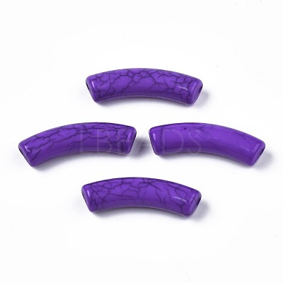 Opaque Crackle Acrylic Beads MACR-S372-002N-011-1