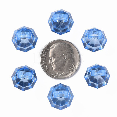 Transparent Acrylic Pendants MACR-S373-125-B10-1