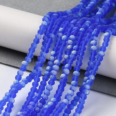 Imitation Jade Glass Beads Strands LS-EGLA-A034-T2mm-MB31-1