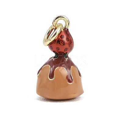 Brass Enamel Pendants KK-Z144-01G-02-1