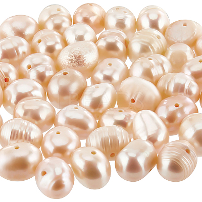 1 Strand Natural Cultured Freshwater Pearl Beads Strands PEAR-SC0001-12-1