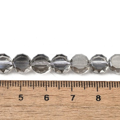 Electroplate Glass Beads Strands EGLA-L045-G-PL04-1