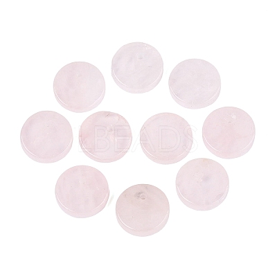 Natural Rose Quartz Pendants G-Q606-41H-1
