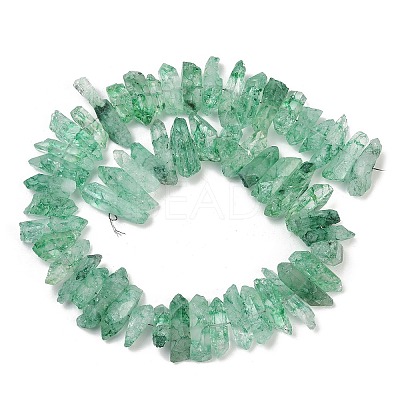 Natural Crackle Quartz Beads Strands G-R012-B06-07-1