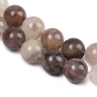 Natural Violet Strawberry Quartz Beads Strands G-P530-B02-04-1
