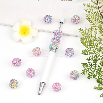 AB-Color Resin Rhinestone Beads RESI-S315-14x16-11-1