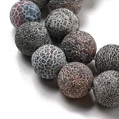 Natural Weathered Agate Beads Strands G-P538-A01-08-1