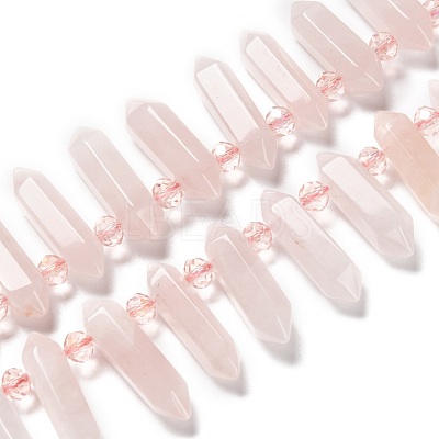 Natural Rose Quartz Beads Strands G-H247-04-1