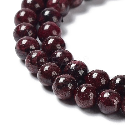 Natural Garnet Bead Strands G-A038-B-01-1