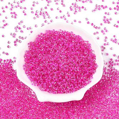 8/0 Inside Colours Transparent Glass Seed Beads SEED-T007-06I-1