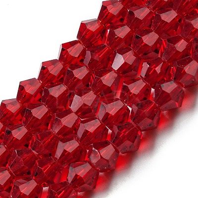 Transparent Glass Beads Strands EGLA-A039-T6mm-D-M-1