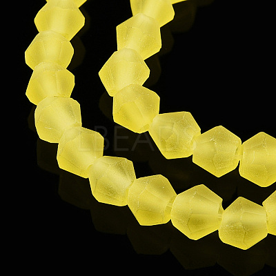 Imitate Austrian Crystal Frosted Glass Beads Strands EGLA-A039-T2mm-MD21-1