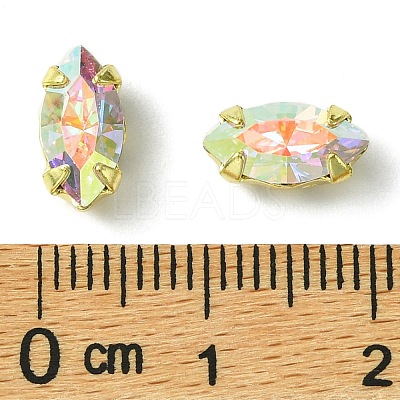 Preciosa&reg MAXIMA Crystal Sew-On Cups Y-PRC-SE10-00030-200-G-1