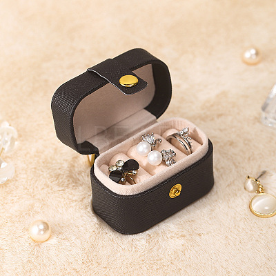 Rectangle PU Imitation Leather Jewelry Storage Boxes PAAG-PW0003-16C-1