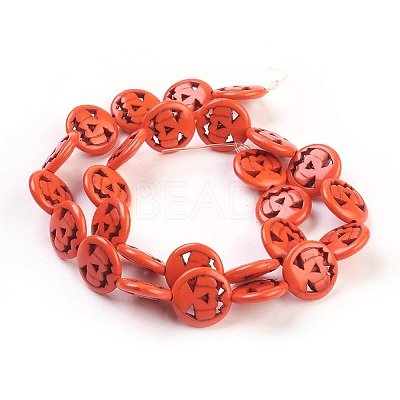 Synthetic Turquoise Beads Strands LS-TURQ-G115-15mm-08-1
