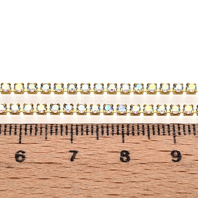 Iron Rhinestone Cup Chains CH-T006-02A-04-1