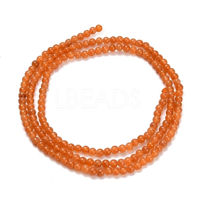 Natural Red Aventurine Beads Strands G-Z116-A24-2mm-1