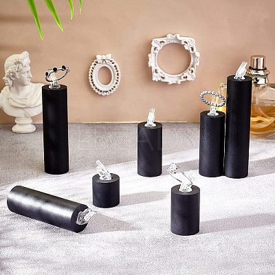 1 Set Acrylic Jewelry Finger Ring Displays Stands RDIS-NB0001-07-1