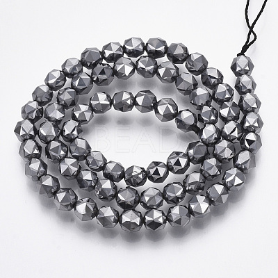 Terahertz Stone Beads Strands G-R462-039A-1