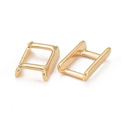 Eco-Friendly Brass Watch Band Clasps KK-M225-34G-1