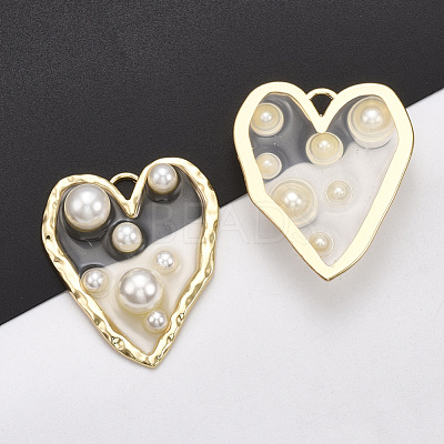 Epoxy Resin Pendants X-PALLOY-T067-32-1