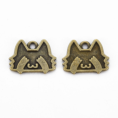 Tibetan Style Alloy Pendant Enamel Settings LS-TIBEP-N010-017AB-RS-1