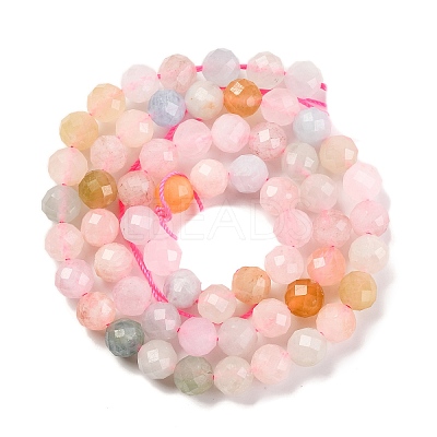 Natural Morganite Beads Strands LS-G-F770-C09-05-1