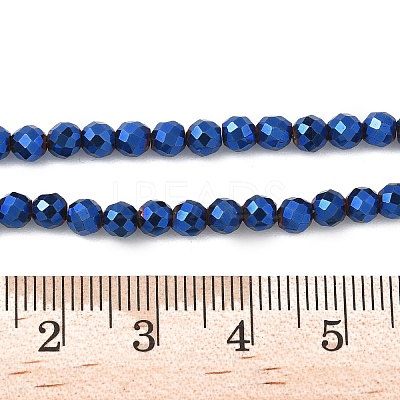 Electroplated Synthetic Non-magnetic Hematite Beads Strands G-A263-B01-01B-1