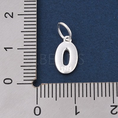 Number Series 925 Sterling Silver Charms LS-STER-Q002-01A-1