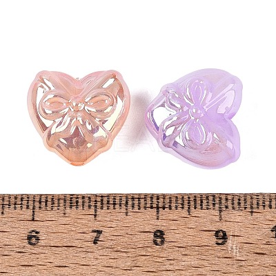UV Plating Opaque Acrylic Beads OACR-N165-06-1