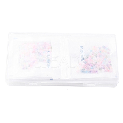 1040Pcs Glass Seed Beads GLAA-PA0001-08C-1