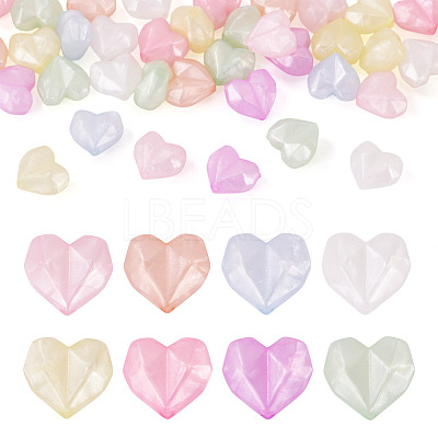 Luminous Transparent Acrylic Beads LACR-TA0001-07B-1