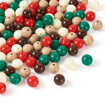 Opaque Acrylic Beads OACR-TAC0014-06K-1