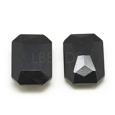 Pointed Back Glass Rhinestone Cabochons RGLA-T079-10x14mm-02-1