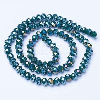 Electroplate Glass Beads Strands LS-EGLA-A034-P6mm-B10-1