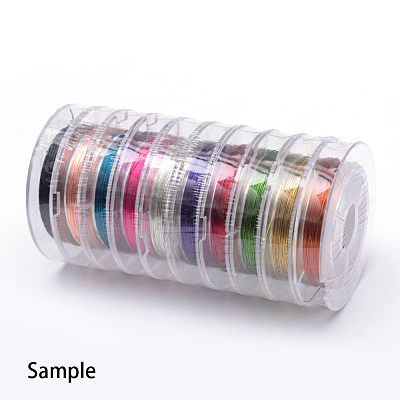 Round Copper Jewelry Wire CWIR-R005-0.3mm-06-1