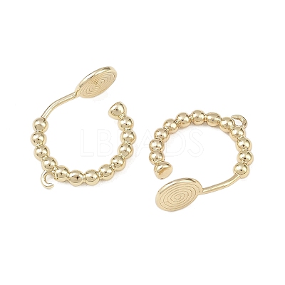 Brass Cuff Earring Findings KK-F921-08A-G-1